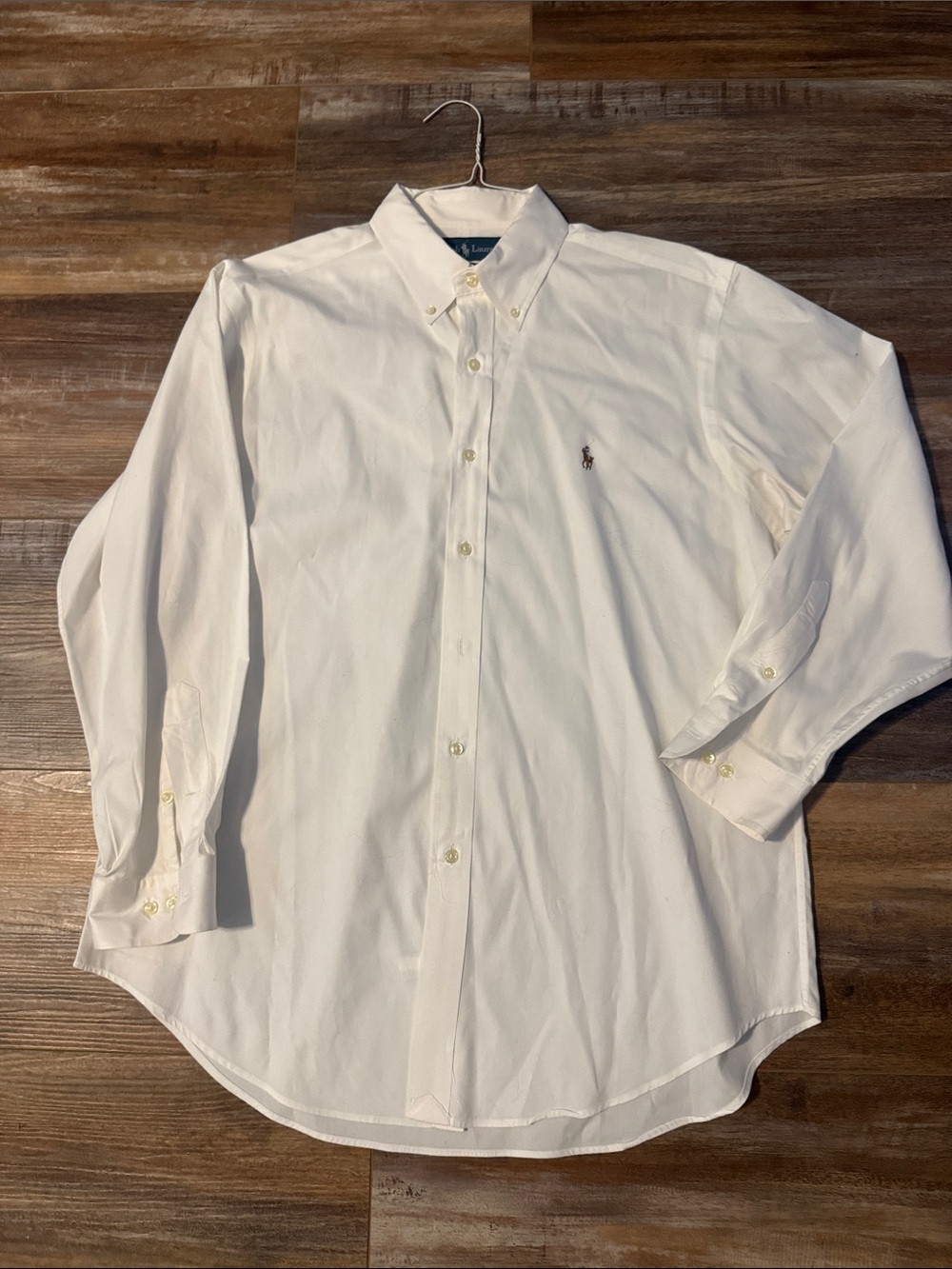 Polo by Ralph Lauren White Button-Down Dress Shirt - Long Sleeve